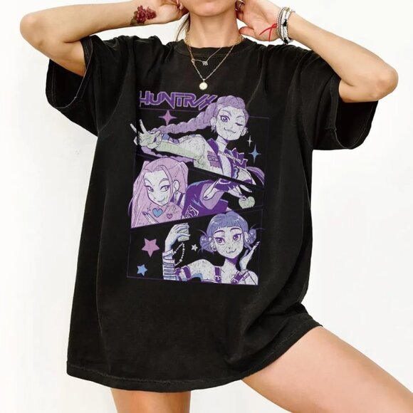 Kpop Demon Hunters shirt, Huntrix tee, Kpop idol group shirt, Huntrix fan - Picture 1 of 1